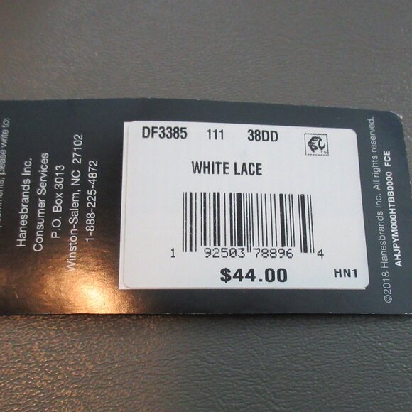 Bali Women's Seamless Underwire Minimizer Bra, While Floral Lace, 38DD - Picture 3 of 6